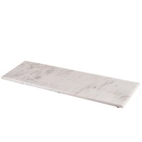 Rectangular White Marble Platter